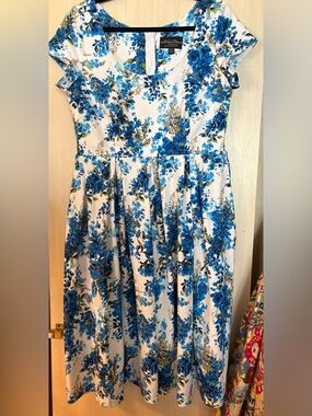 Retrospec’d Belinda Blue Wisteria Dress XL